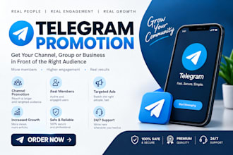 do telegram promotion increase telegram members and subscribers