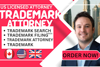 do us trademark search, clearance report, filling as us licensed attorney