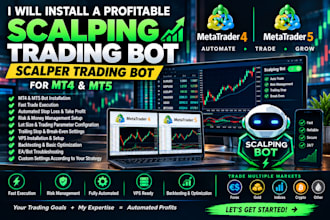 install profitable scalping trading bot, scalper trading bot for mt4,mt5 bot
