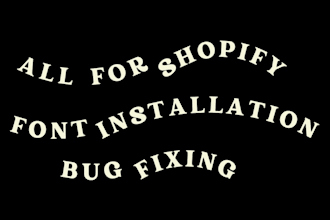 shopify font installation shopify store expert
