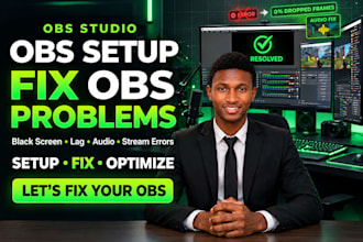 fix obs studio, set up vmix for twitch, youtube, tiktok and whatnot