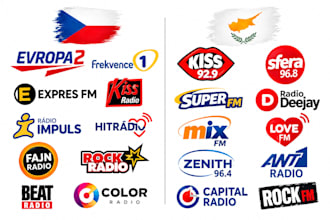 get your music heard across czechia and cyprus radio