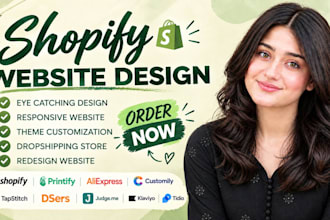 fix, customize and redesign your shopify store and theme
