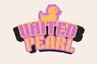 design logo with pixel art