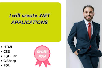 develop professional dot net apps like windows forms, wpf, API,asp net core,mvc