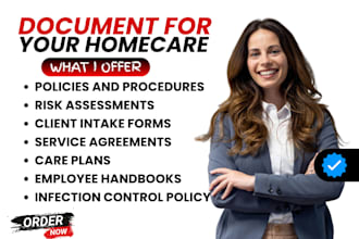 do home care policy and procedure client intake form care plan risk assessment