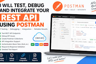 test debug and integrate your rest API using postman