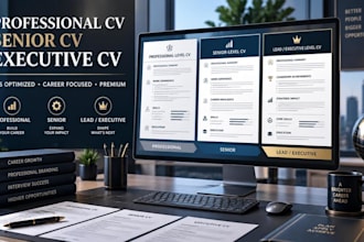 create a premium ats optimized CV or resume for your career