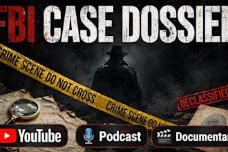 create fbi dossier for true crime youtube