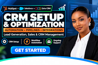 do CRM implementation, migration, onboarding automation, hubspot zoho salesforce