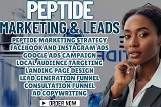 peptide marketing peptide ads supplement marketing supplement ads