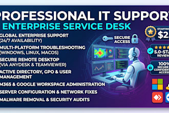 enterprise IT support service desk  troubleshooting