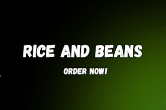cook rice and beans