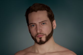 create, rig and animate 3d character for cc4, cc5, metahuman, unity and iclone