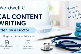 write medically accurate health and medical articles as a doctor