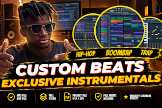 be your trap music producer, hiphop beatmaker, remix your songs