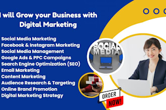 be your digital marketing manager and business growth expert