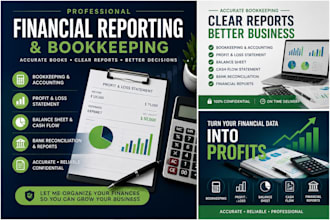 do professional bookkeeping, financial reporting