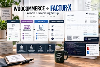 setup woocommerce factur x e invoicing for french stores and technical setup