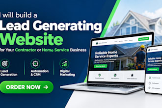 build a lead generating website for your contractor or home service business