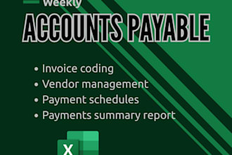 manage your accounts payable, invoice processing and reconciliations