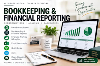 create financial reports, reconciliations and dashboards
