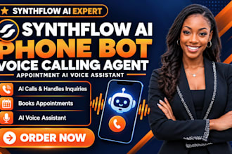 build synthflow ai phone bot voice calling agent appointment ai voice assistant