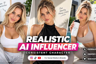 create realistic consistent ai influencer and avatar images for social me