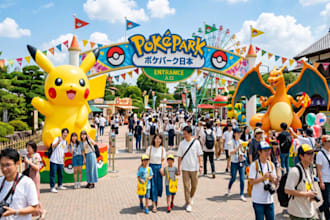 book studio ghibli museum tickets, pokémon cafe, kirby cafe, and japan re