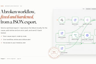 debug and fix your broken n8n workflow from a json export