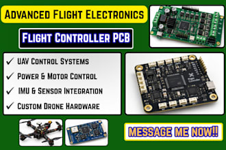 design custom flight controller pcb for drones and uavs