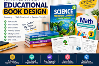 design educational book study guides workbook design learning material worksheet