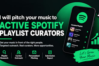 pitch your music to active spotify playlist curators