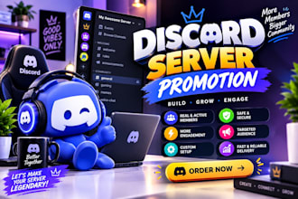 promote your gaming discord server and grow your community