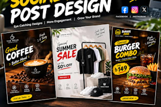 design a social media post ads design