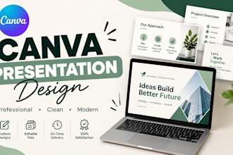 design a professional canva presentation