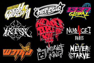 design an exclusive urban logo for your streetwear brand