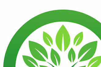 design modern tree logo
