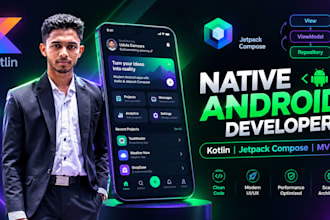 build native android app using kotlin and jetpack compose