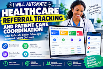 automate healthcare emr crm referral tracking and patient care coordination flow