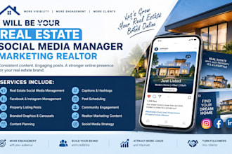 be your real estate social media manager marketing realtor