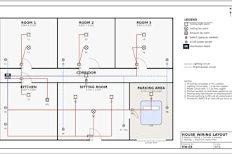 design electrical wiring layouts and diagrams in autocad