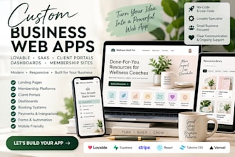 build a custom business web app