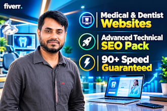 create a medical or dentist website with SEO
