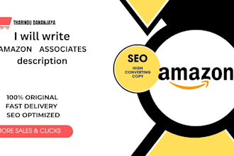 write SEO amazon affiliate product description