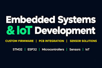 develop pcb firmware, osi layers, microcontroller, single and multi processor