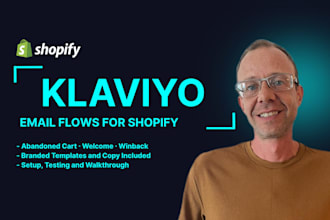 set up klaviyo email flows for shopify