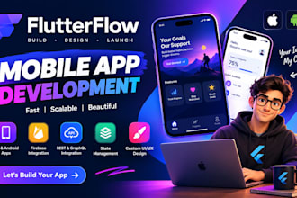 build flutterflow app, flutterflow mobile app flutter flow development