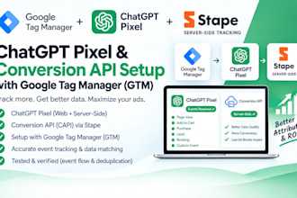 setup openai chatgpt ads pixel conversion api using google tag manager
