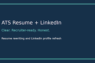 rewrite your resume for ats and optimize your linkedin profile